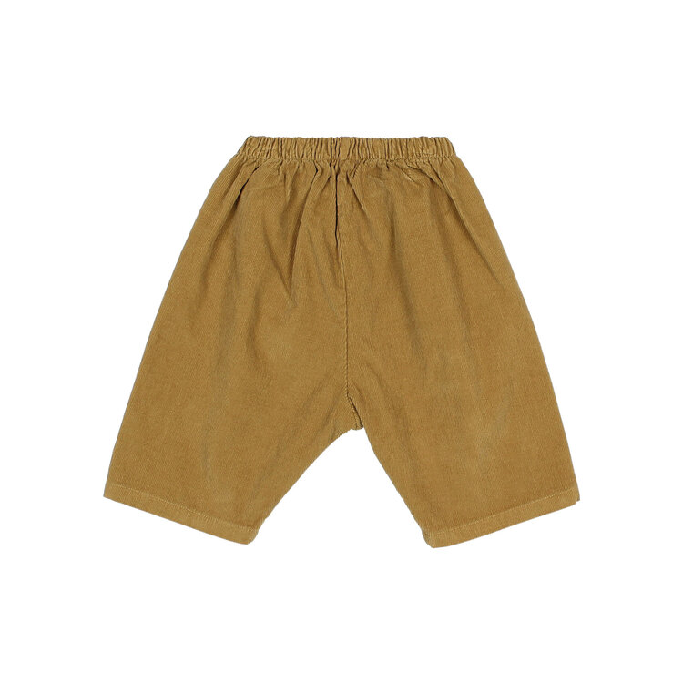 Buho Soft Velour Pants - Ocre