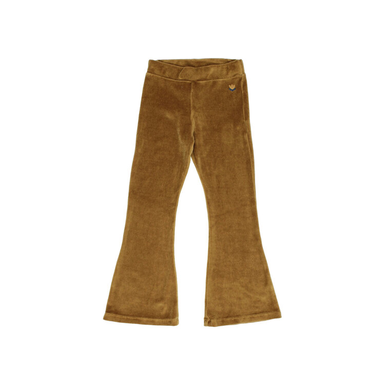 Buho Velvet Legging Flare - Ocre