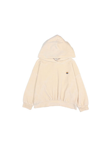 Buho Velvet Sweatshirt - Ivory