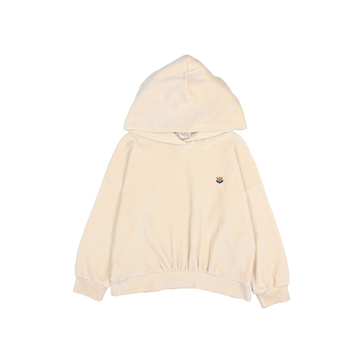 Buho Velvet Sweatshirt - Ivory