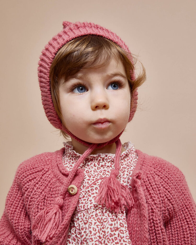 Buho Soft Knit Cardigan - Blush