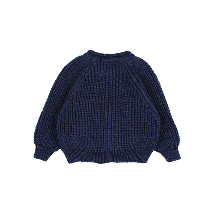 Buho Soft Knit Cardigan - Navy