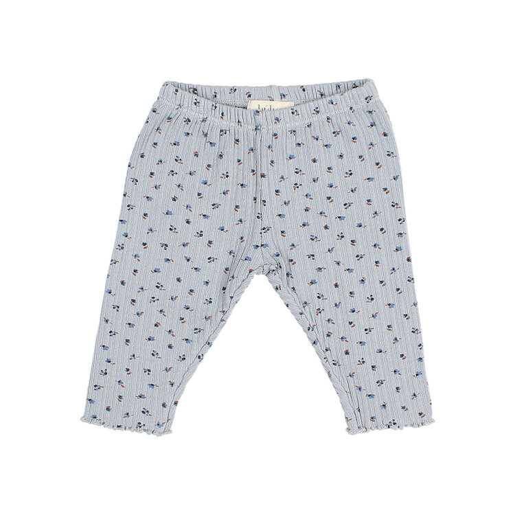 Buho Fall Rib Legging - Soft Blue