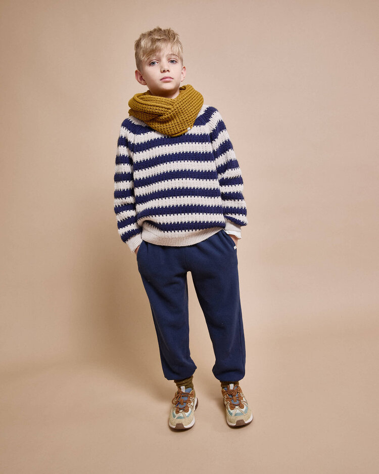 Buho Stripes Jumper - Navy