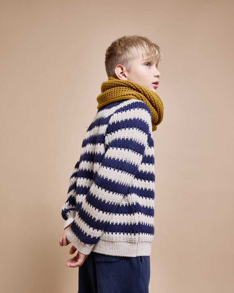 Buho Stripes Jumper - Navy