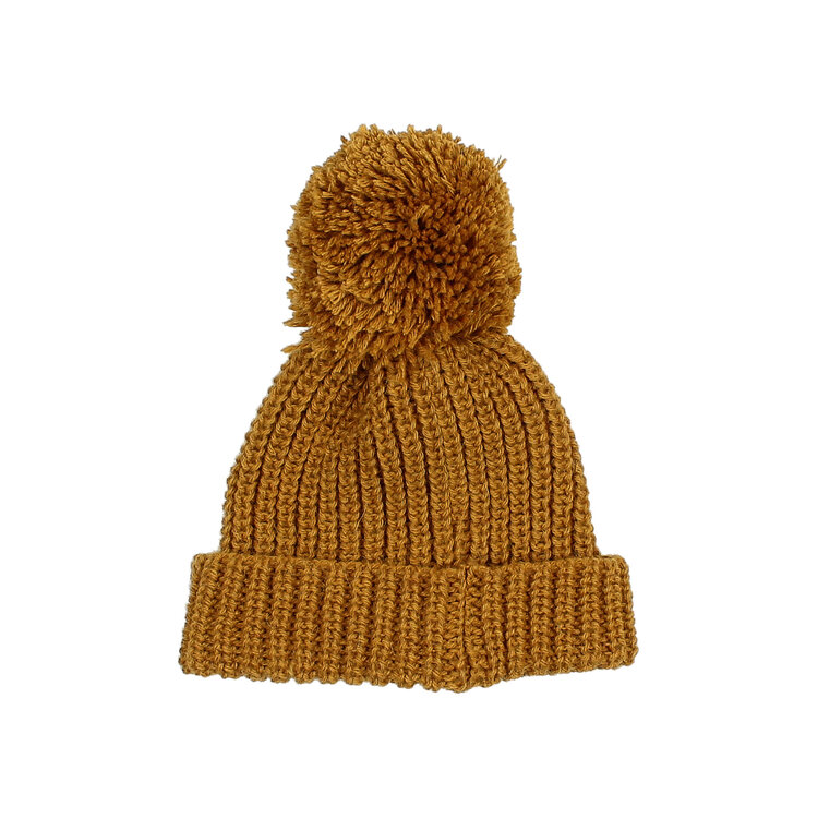 Buho Soft Knit Hat - Ocre