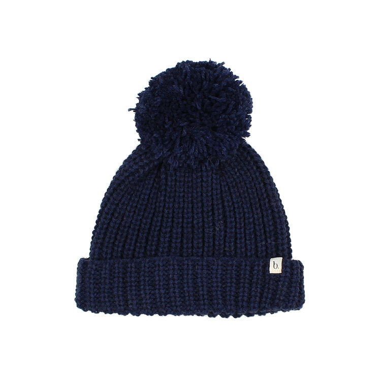 Buho Soft Knit Hat - Navy