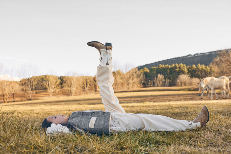 Buho Corduroy Girl Pants - Ivory