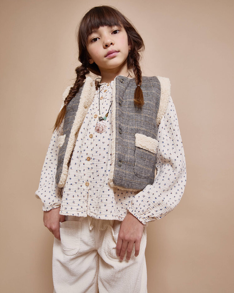 Buho Corduroy Girl Pants - Ivory