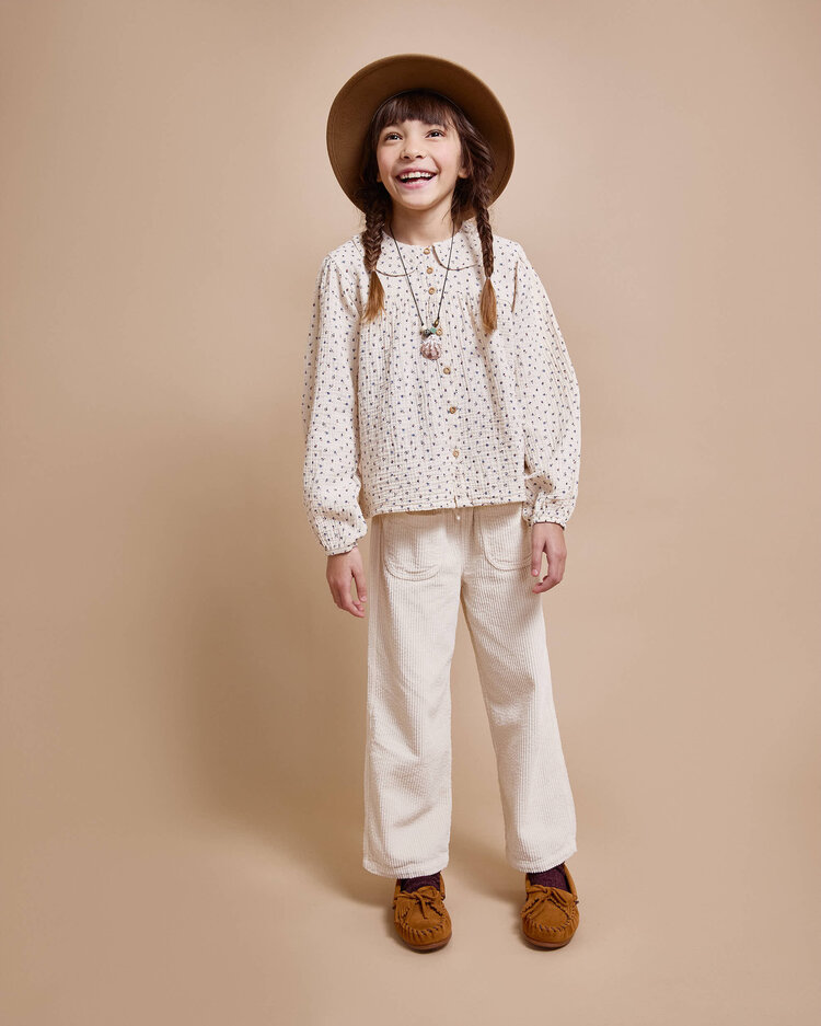 Buho Corduroy Girl Pants - Ivory