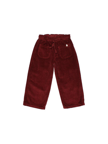 Buho Corduroy Girl Pants - Burgundy