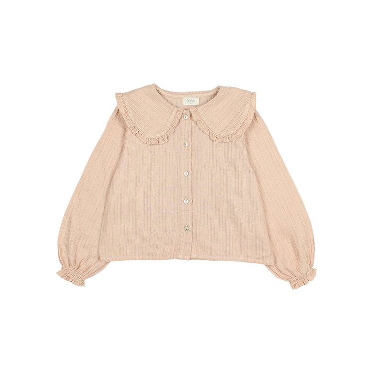 Buho Lurex Blouse - Rose