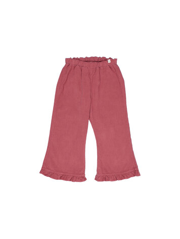 Buho Soft Velour Girly Pants - Blush