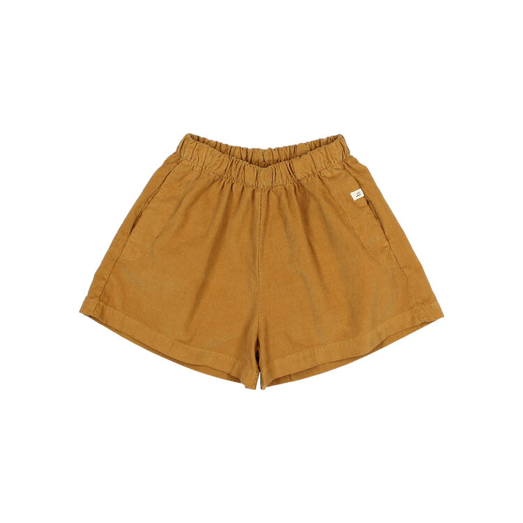 Buho Soft Velour Skirt-Short - Ocre