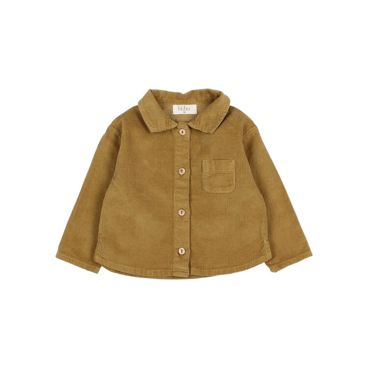 Buho Soft Velour Shirt - Ocre