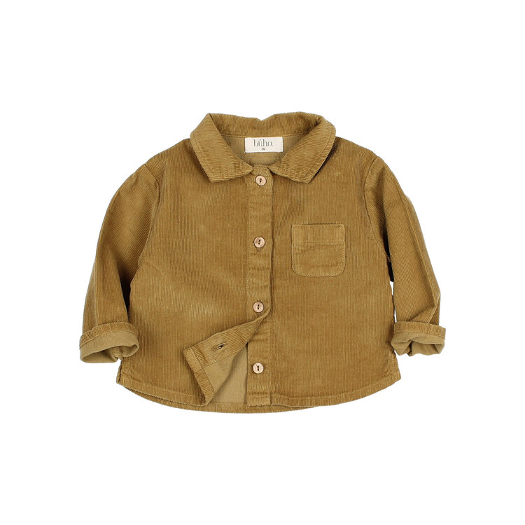 Buho Soft Velour Shirt - Ocre