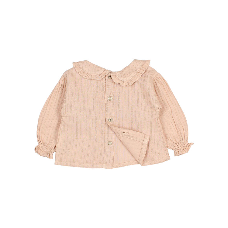 Buho Lurex Blouse - Rose
