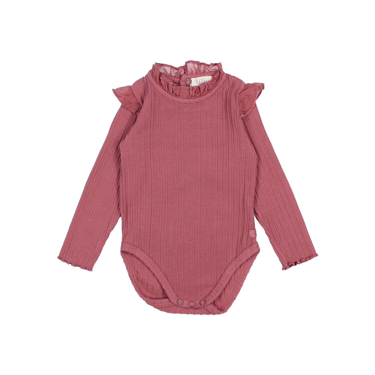 Buho Warm Rib Bodysuit - Blush