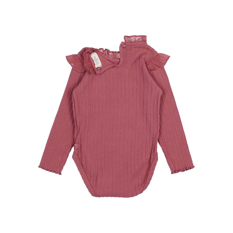 Buho Warm Rib Bodysuit - Blush