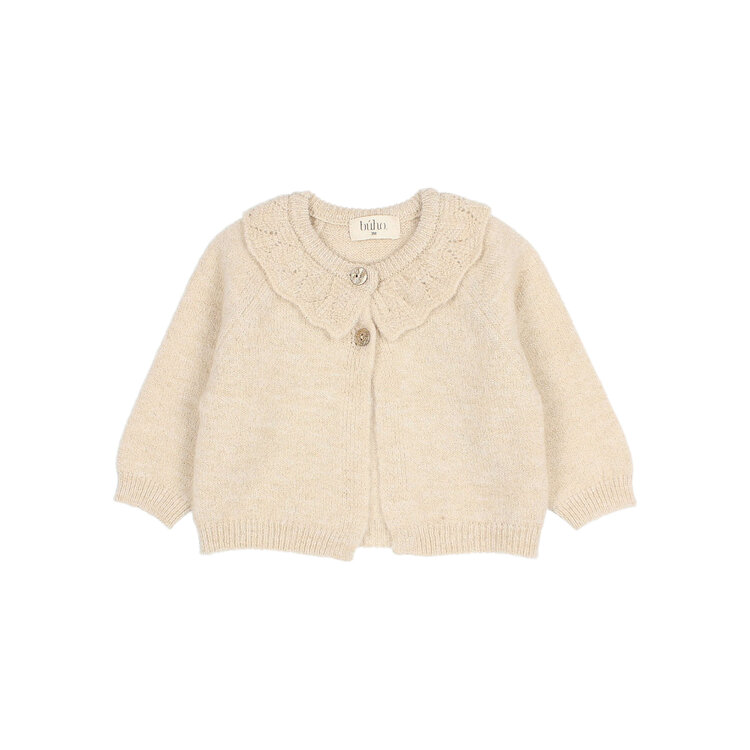 Buho Lurex Cardigan - Natural