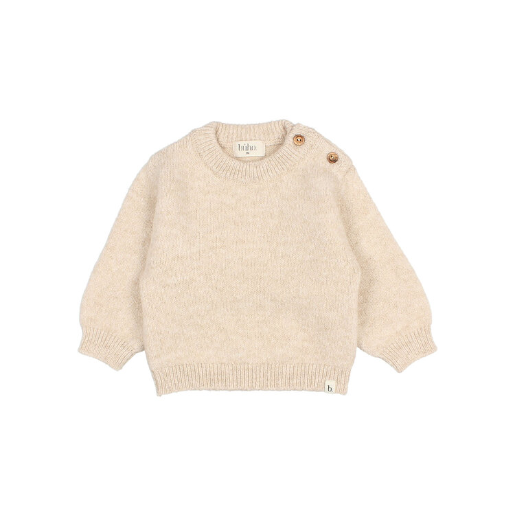 Buho Melange Jumper - Natural
