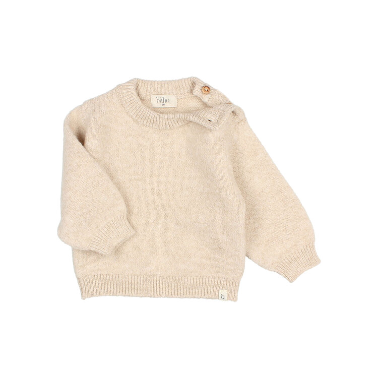 Buho Melange Jumper - Natural