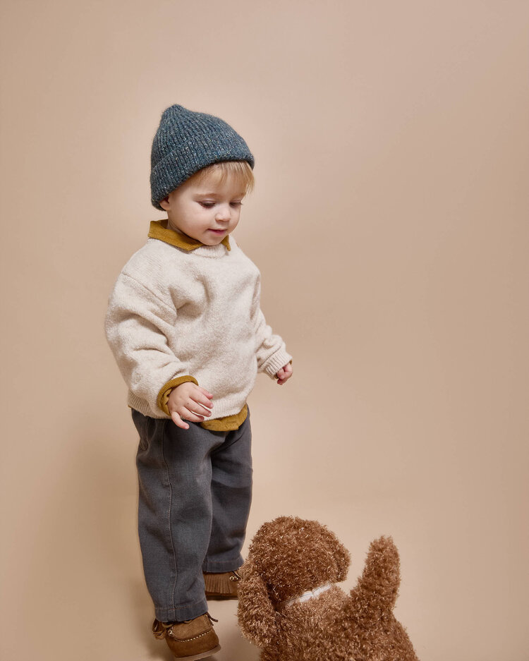 Buho Melange Jumper - Natural