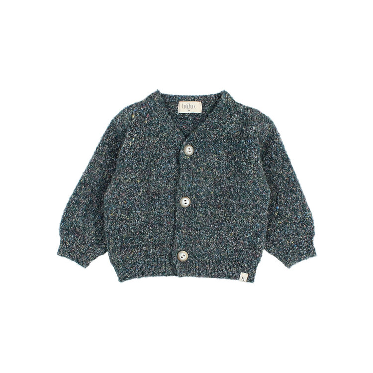 Buho Melange Cardigan - Alpine Green