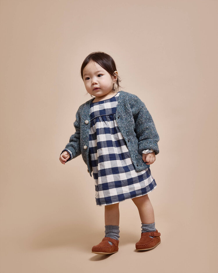 Buho Melange Cardigan - Alpine Green