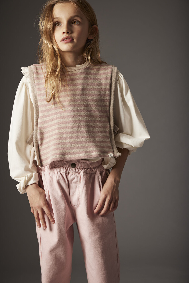 COZMO Paola Twill Pants - Silver Pink