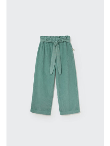 COZMO Lima Wide Corduroy Pants - Artic Blue