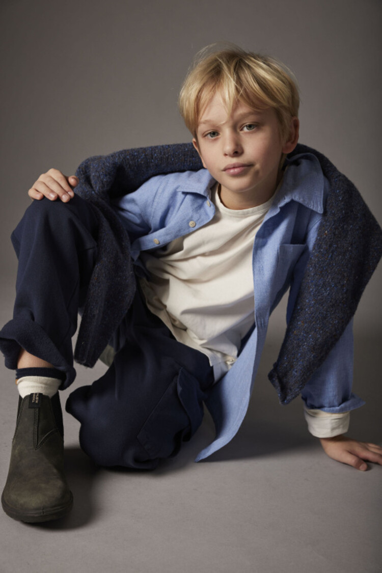 COZMO Turin Flannel Shirt - Chambray-rustic