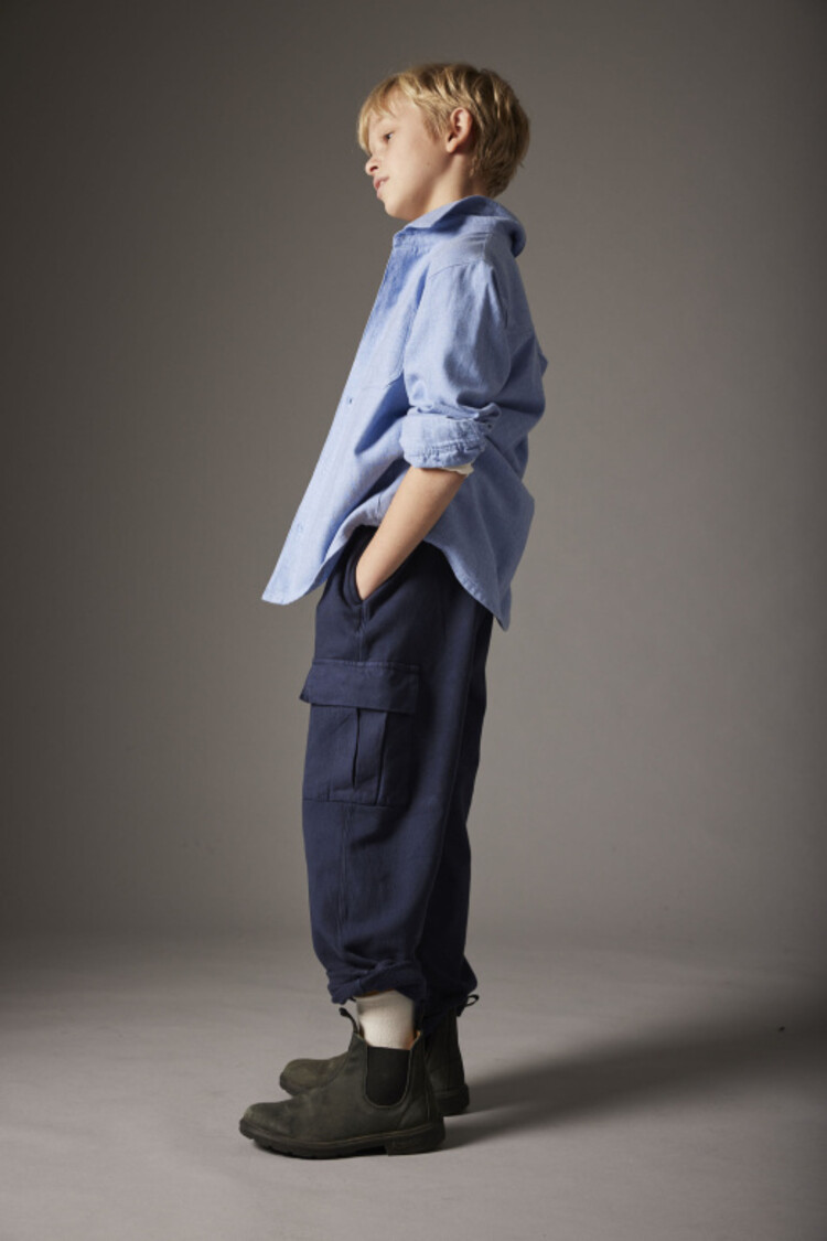 COZMO Turin Flannel Shirt - Chambray-rustic