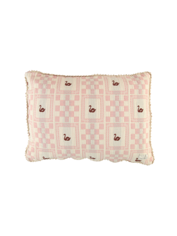 Bebe Organic Swan Pillowcase - Swan Rose Patchwork