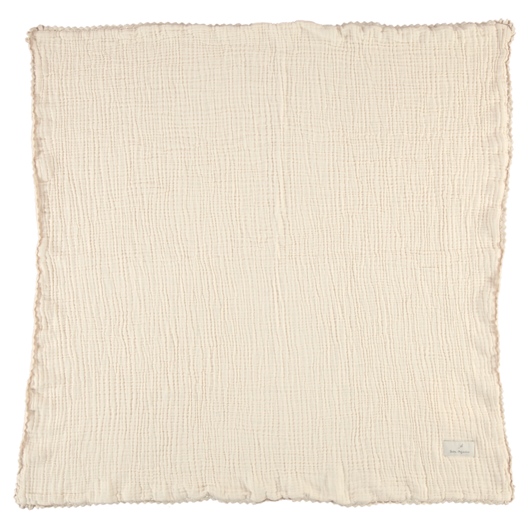 Bebe Organic Snuggle Blanket - Natural Muslin Baby