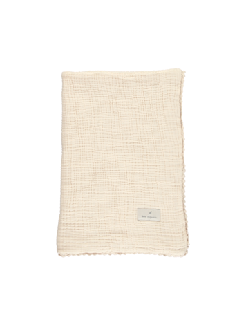 Bebe Organic Snuggle Blanket - Natural Muslin Baby
