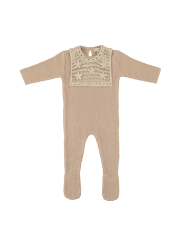 Bebe Organic Lucette Collar Overall - Earthy