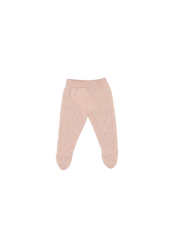 Bebe Organic Monna Footed Legging - Heart Pink