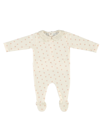 Bebe Organic Jodie Collar Overall - Fairy Floral