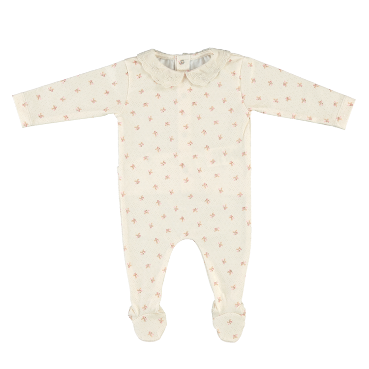 Bebe Organic Jodie Collar Overall - Fairy Floral