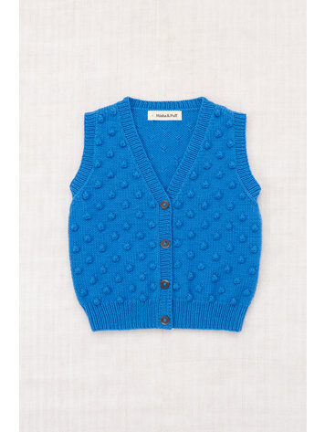 Misha & Puff Auggie Popcorn Vest - Cerulean