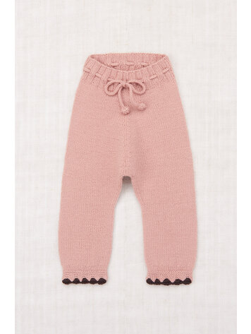 Misha & Puff Crochet Trim Snowy Day Legging - Rosette