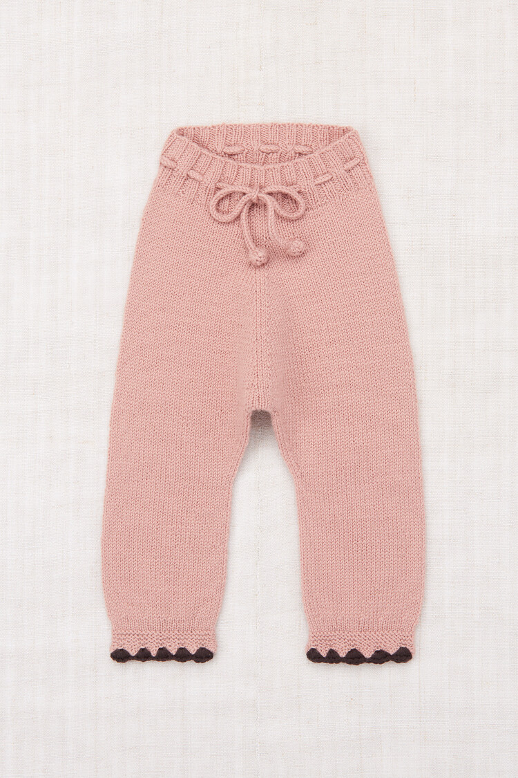 Misha & Puff Crochet Trim Snowy Day Legging - Rosette
