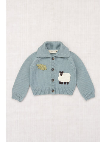 Misha & Puff Meadow Motley Cardigan - Overcast