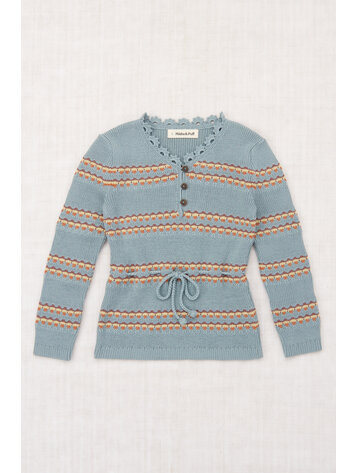 Misha & Puff Polina Top - Overcast Beaded Stripe