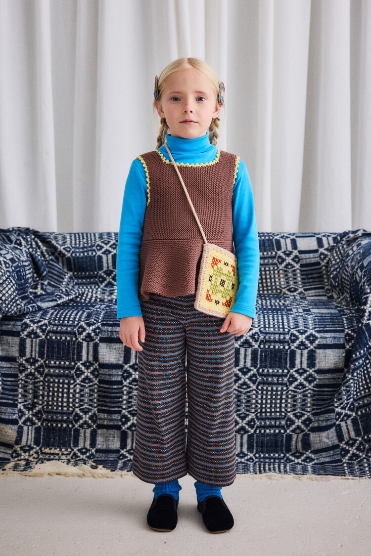 Misha & Puff Turtleneck - Cerulean