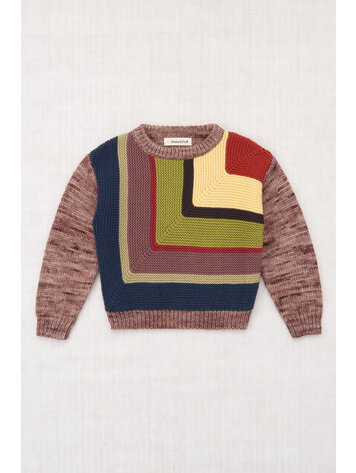 Misha & Puff Big Mitered Square Sweater - Affogato