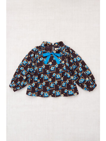 Misha & Puff Corduroy Zora Blouse - Raisin Windowbox