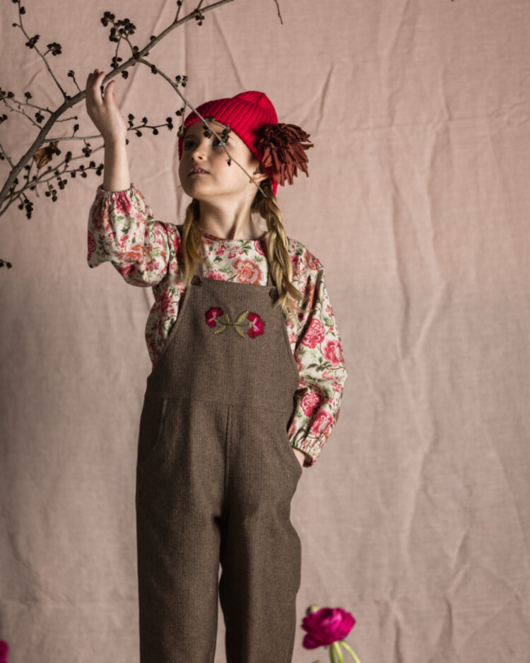 Babe & Tess Chemise Chiara - Magenta Patter Babe