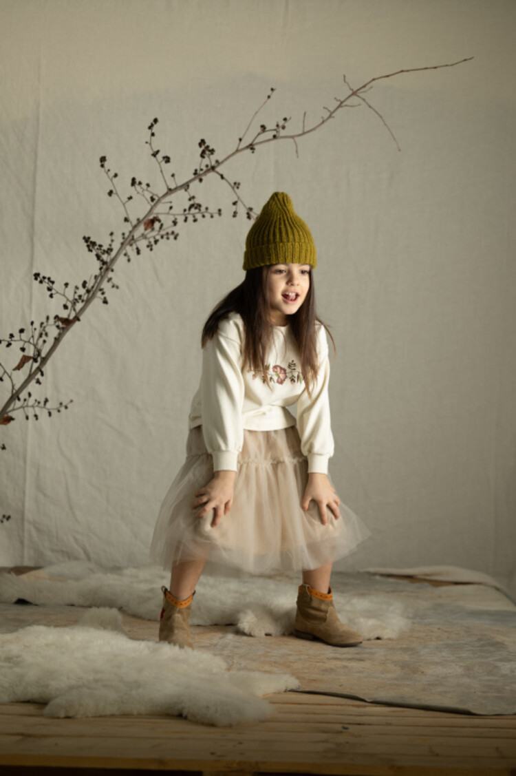 Babe & Tess Party Sweatshirt - Natural Fleece
